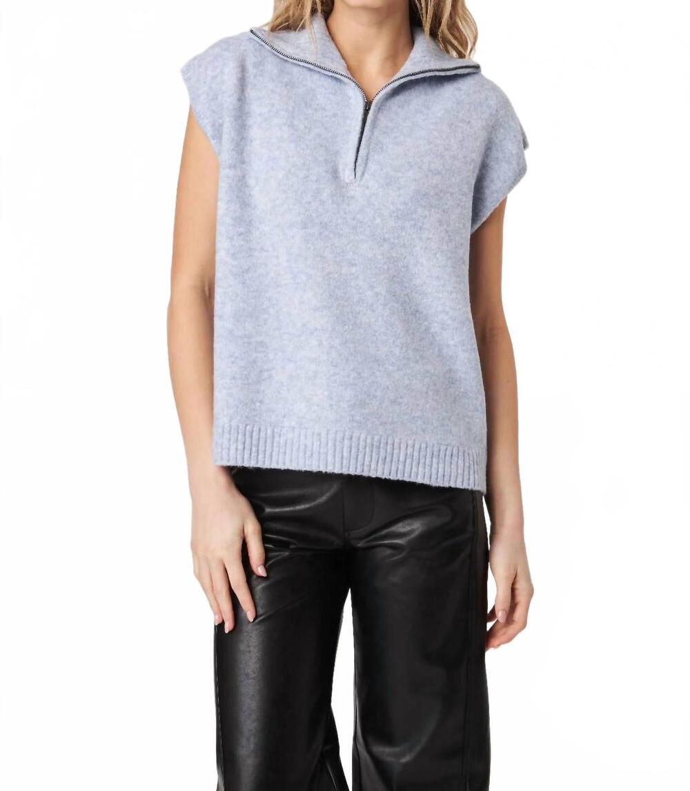 NEW JOHN + JENN michael sweater vest in grey